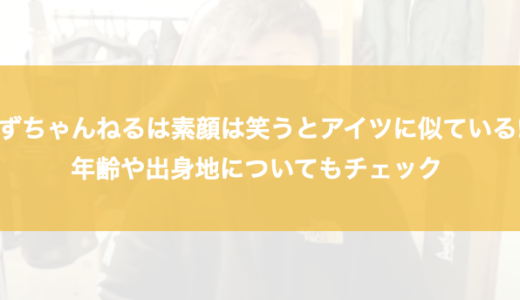 いずちゃんねるは素顔は笑うとアイツに似ている!? 年齢や出身地についてもチェック